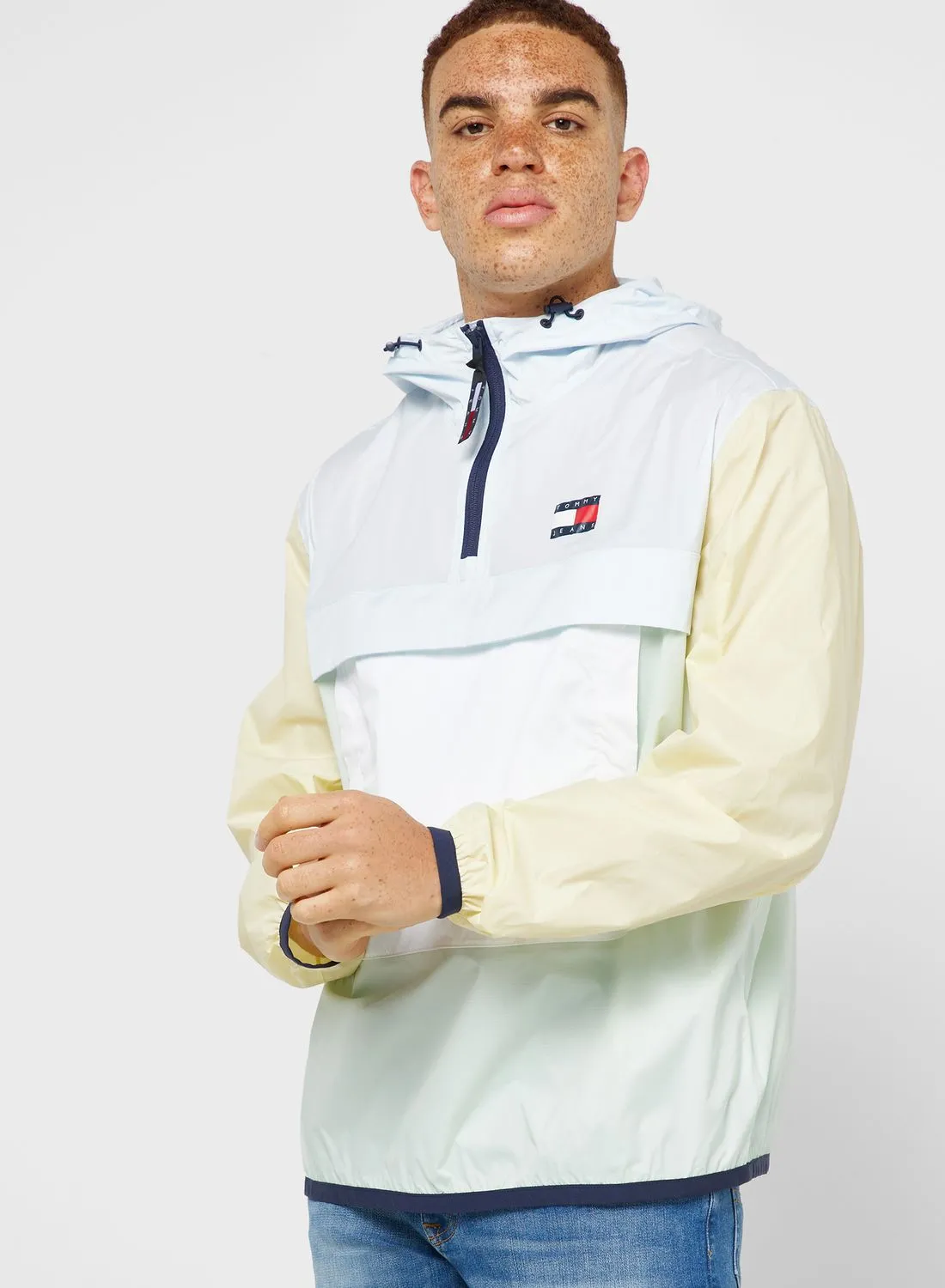 TOMMY JEANS Logo Color Block Jacket