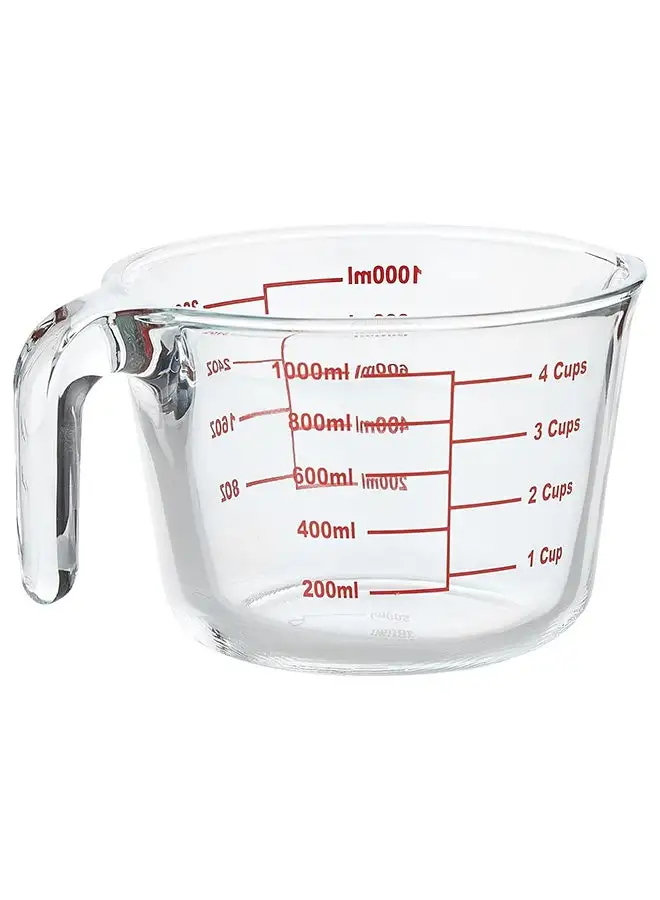 CUISINEART Glass Measuring Cup 1000ml Measuring Cup Measuring Jug Multi-Purpose Measuring Mug for Liquid