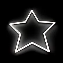 BPA Star Neon Light, Ramadan, Muslim, Eid, White, LED, 45x45 cm