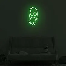 BPA Cute Bird Neon Light, Kids Bedroom, Game Room, Green, LED, 30x30 cm