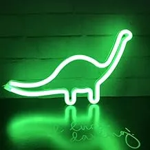 BPA Dinosaur, Light Led,Green, Acrylic, 40x20 cm