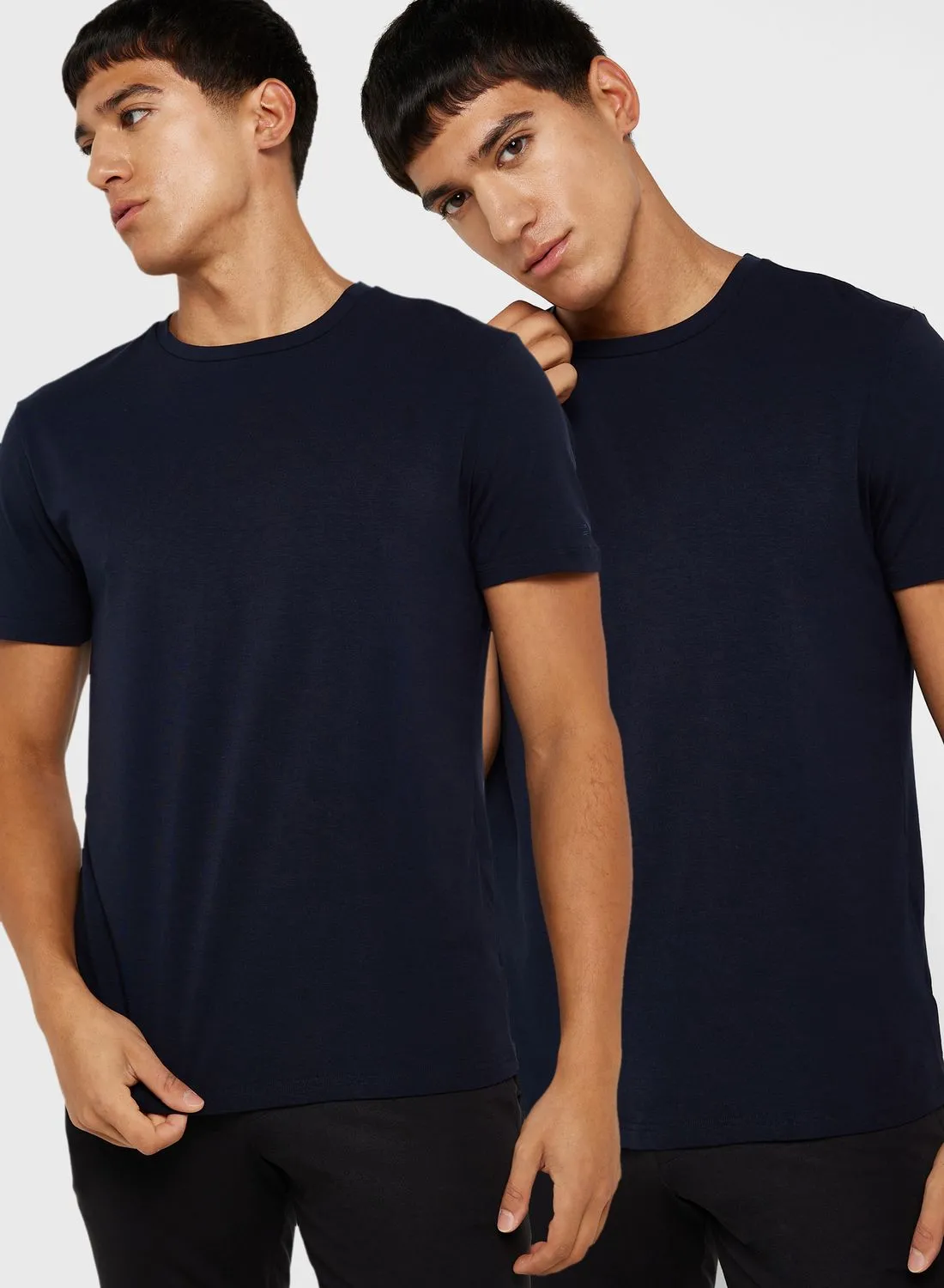 TOMMY HILFIGER 2 Pack Essential Crew Neck T-Shirt