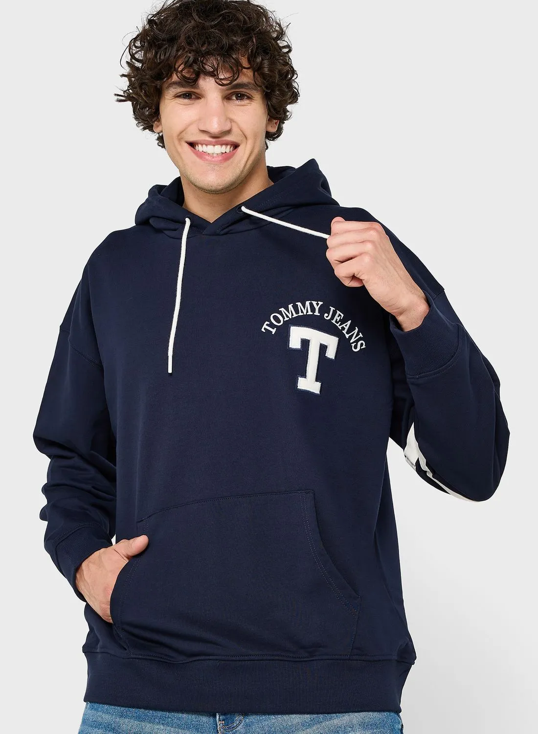 TOMMY JEANS Logo Printed Hoodie