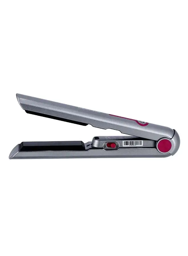 GEEPAS Rechargeable Hair Straightener Silver 27cm