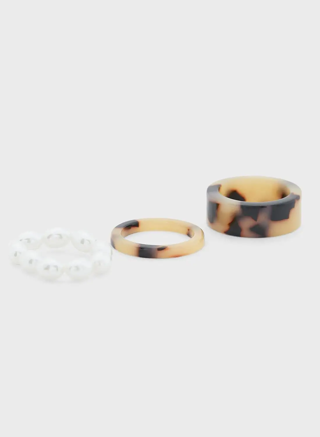 VERO MODA Thelma Rings 3 Pack