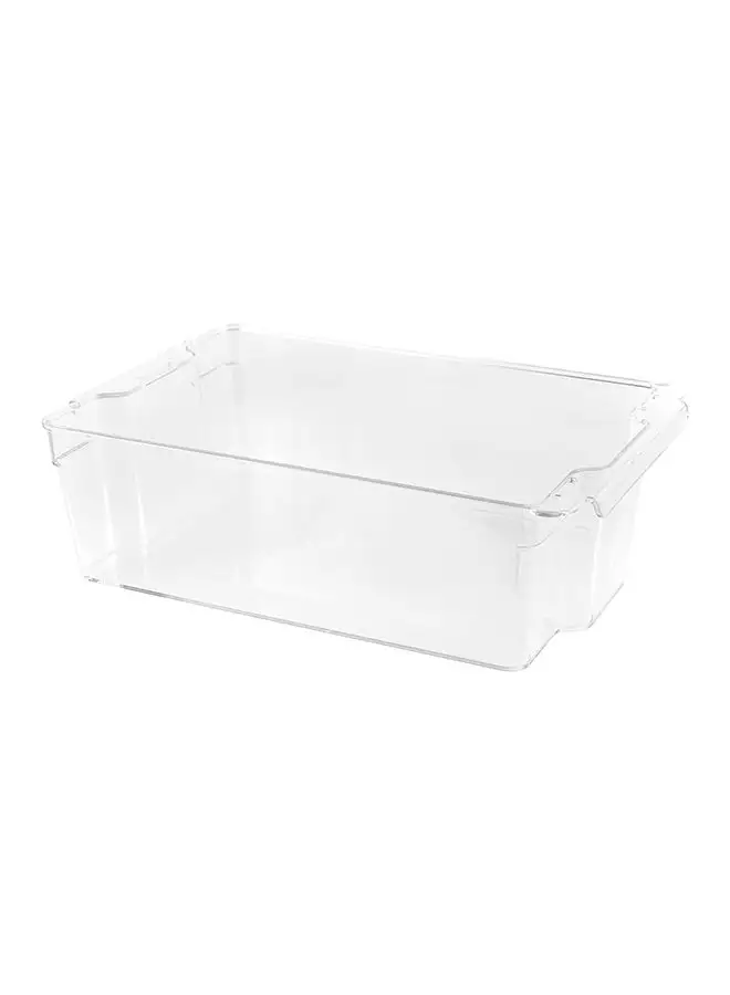 Organizer ORGANiZERS Fridge Organizer, Stackable Storage Container with Handles, BPA free Clear Drawer Organizer for Kitchen and Refrigerator, Practical Organization for Kitchen 33.3x21x10cm, ORG-39