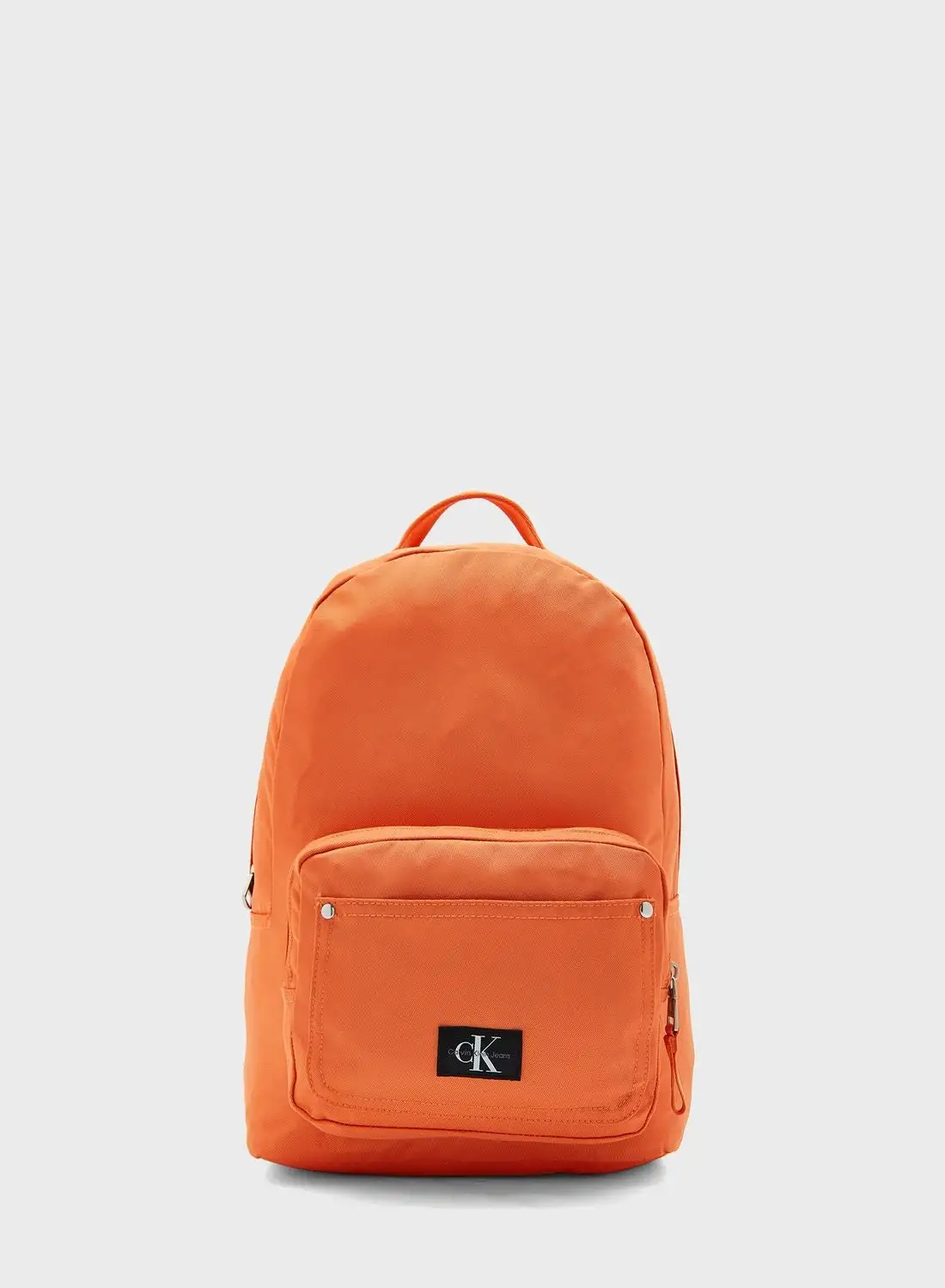 CALVIN KLEIN Logo Front Zip Backpack