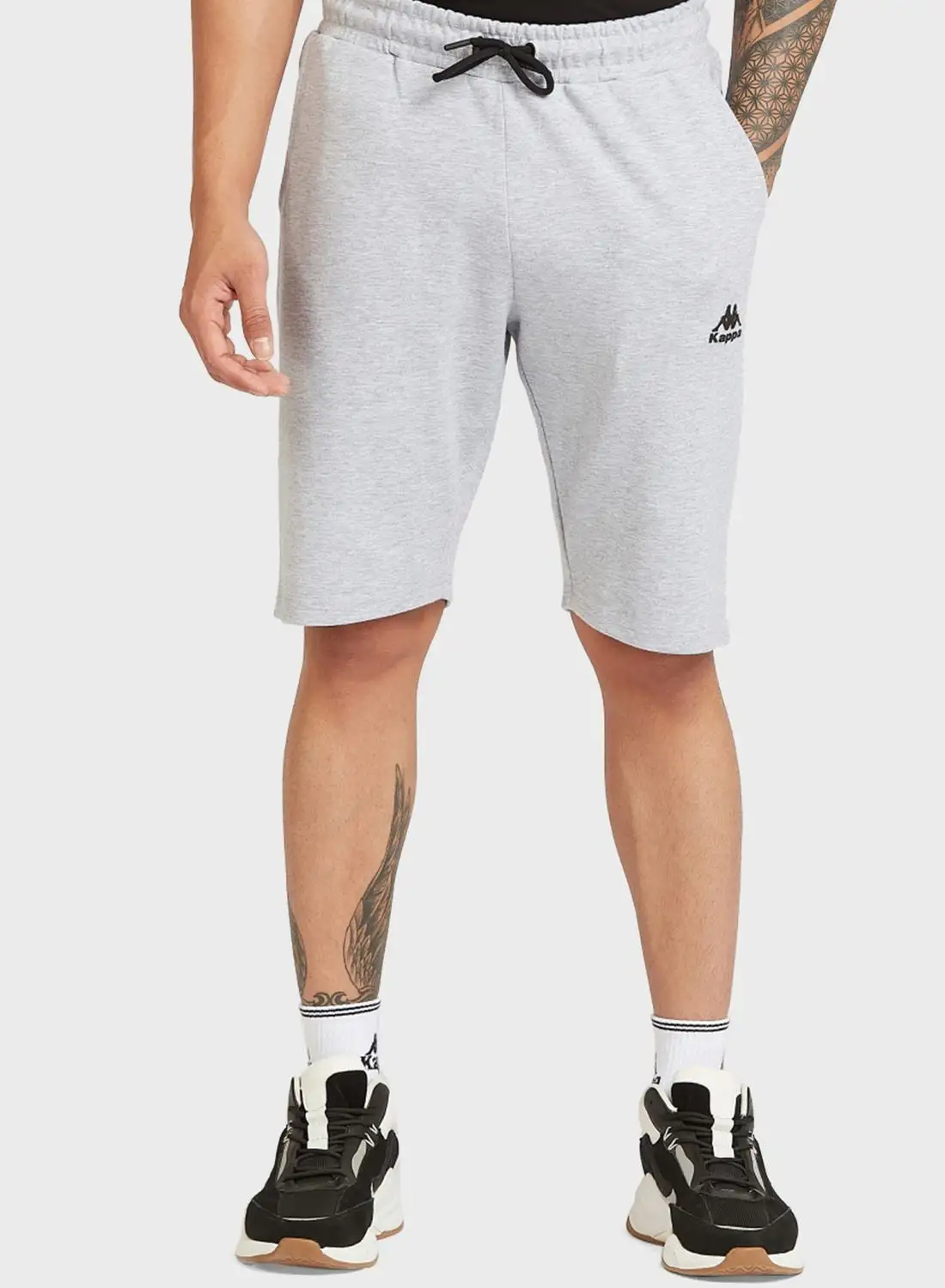 Kappa Classic Logo Shorts Grey