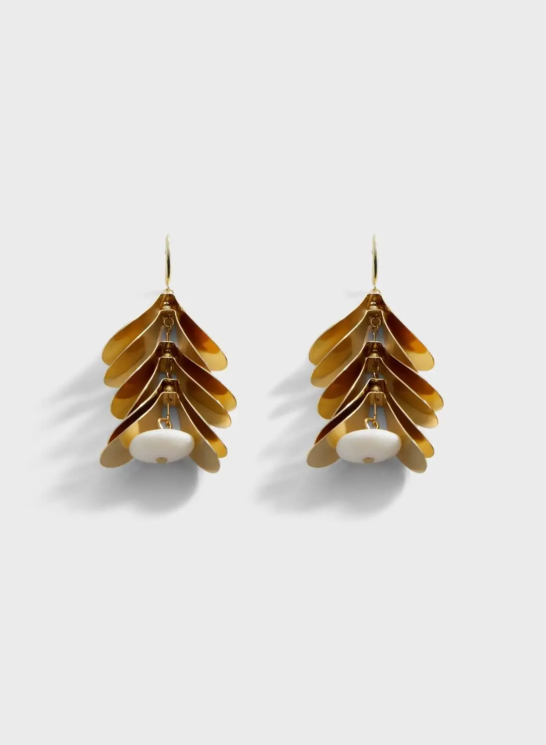 MANGO Beth Drop Earrings