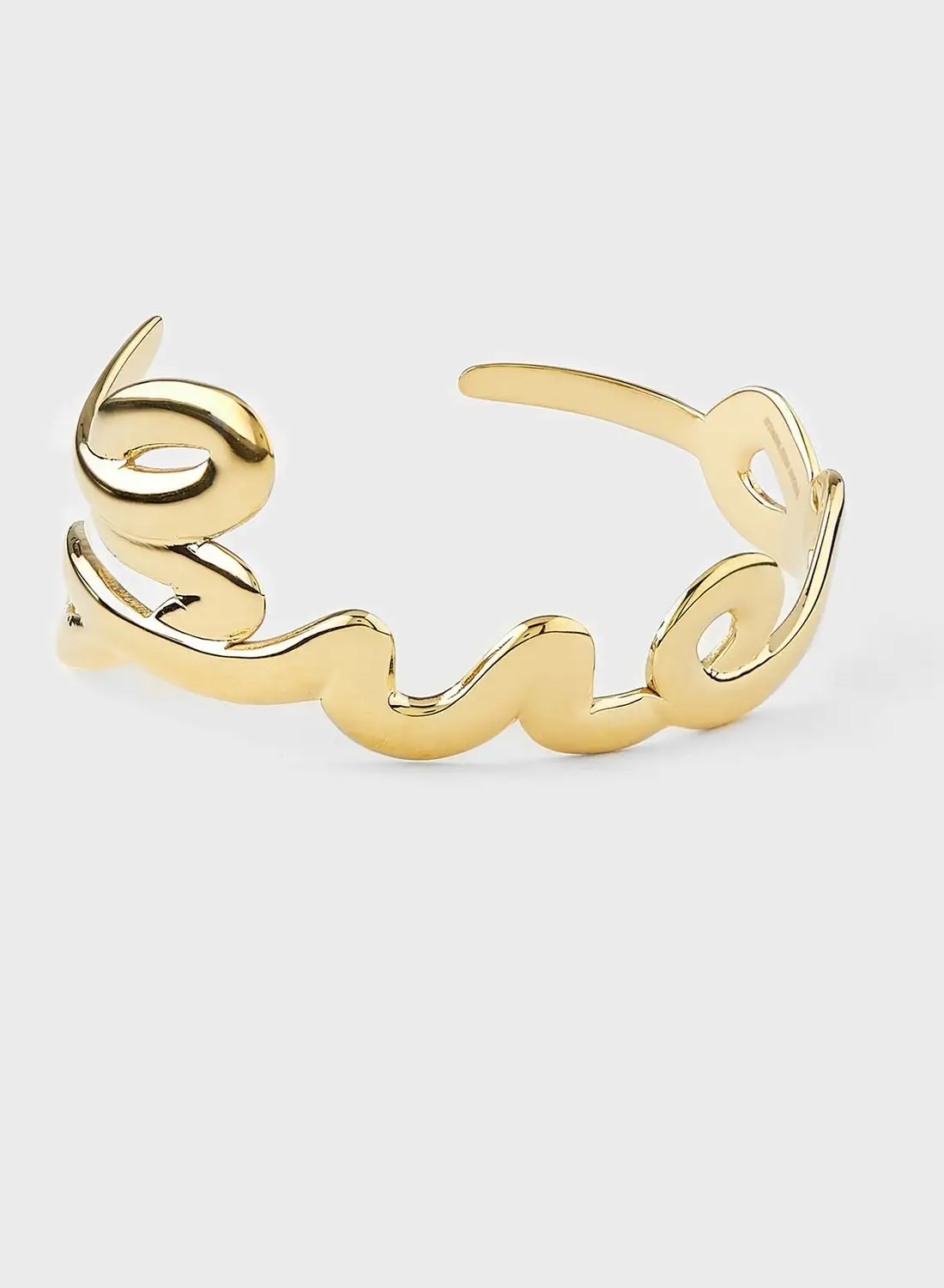 GUESS Logo Script Bangle Bracelet