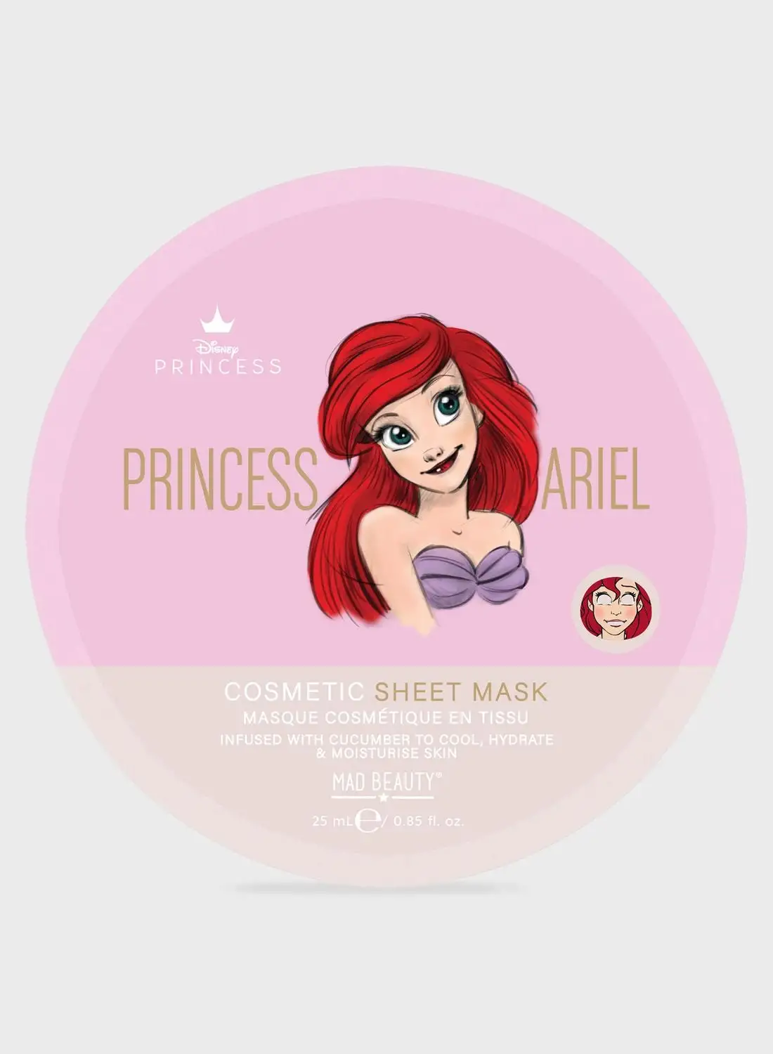 Mad Beauty Pure Princess Ariel Cosmetic Sheet Mask