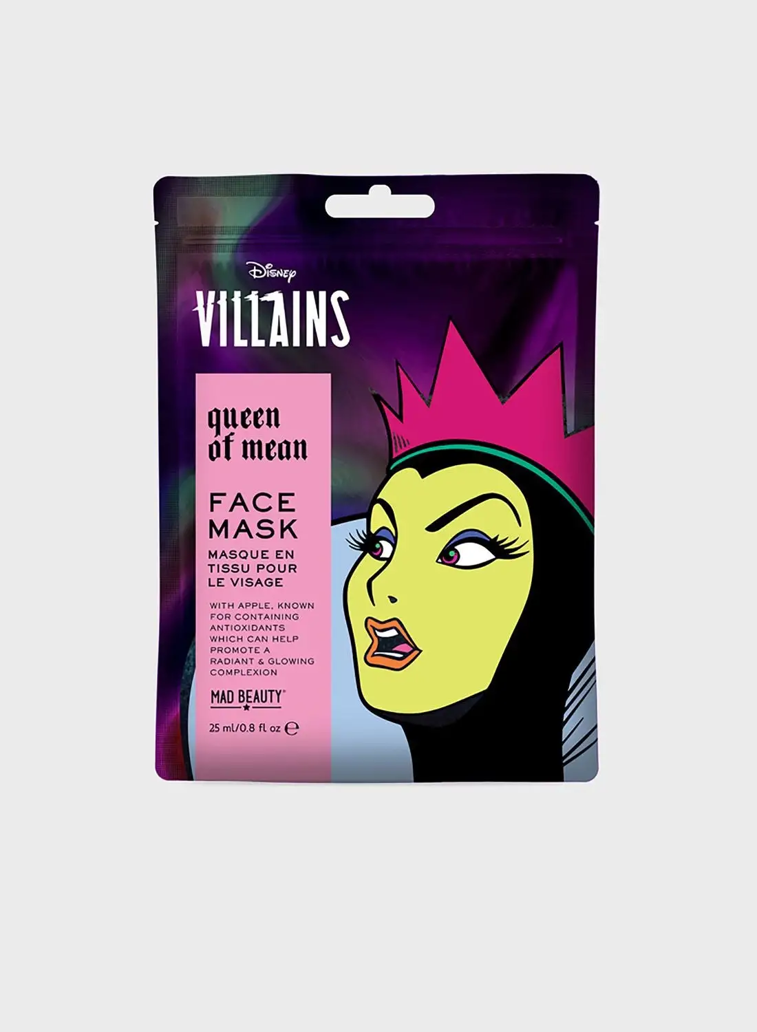 Mad Beauty Pop Villains Cosmetic Sheet Mask Evil Queen