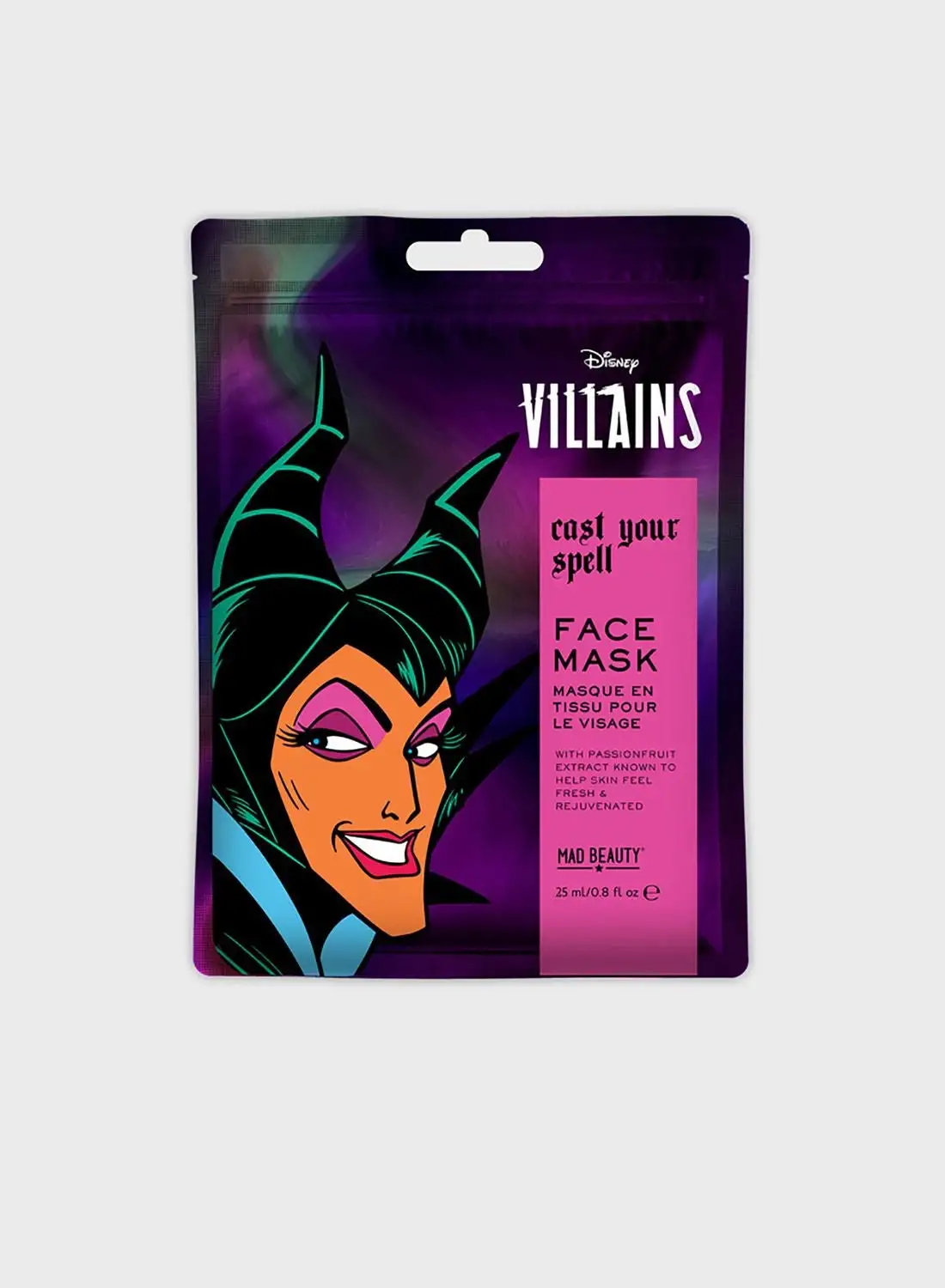 Mad Beauty Pop Villains Cosmetic Sheet Mask Maleficent