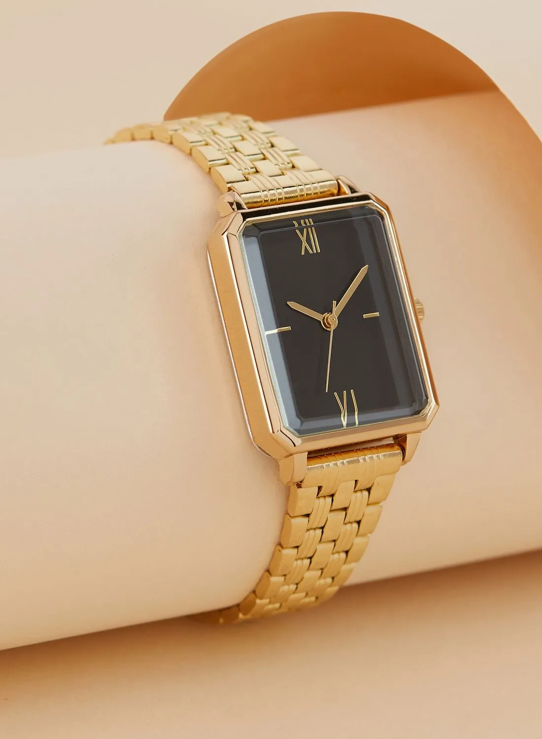 ELLA Rectangle 5 Link Bracelet Watch