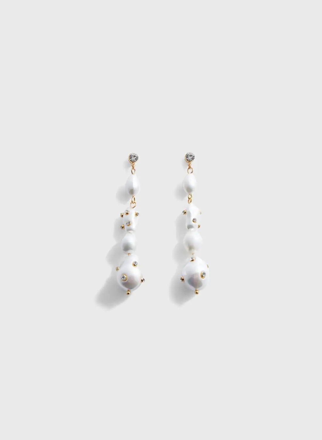 MANGO Grecia Drop Earrings