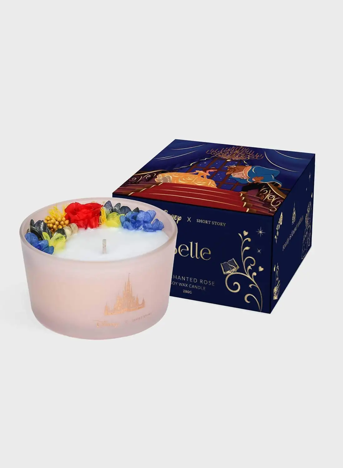 Short Story Disney Belle & Beast Candle