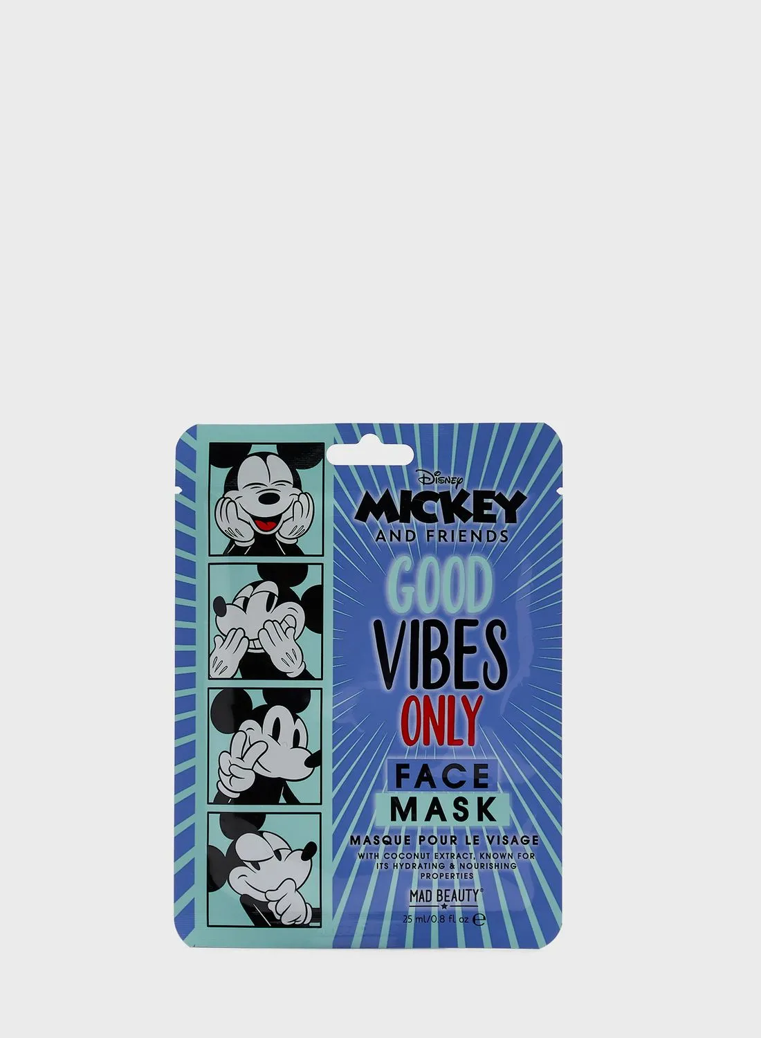 Mad Beauty M&F Sheet Cosmetic Sheet Mask Mickey