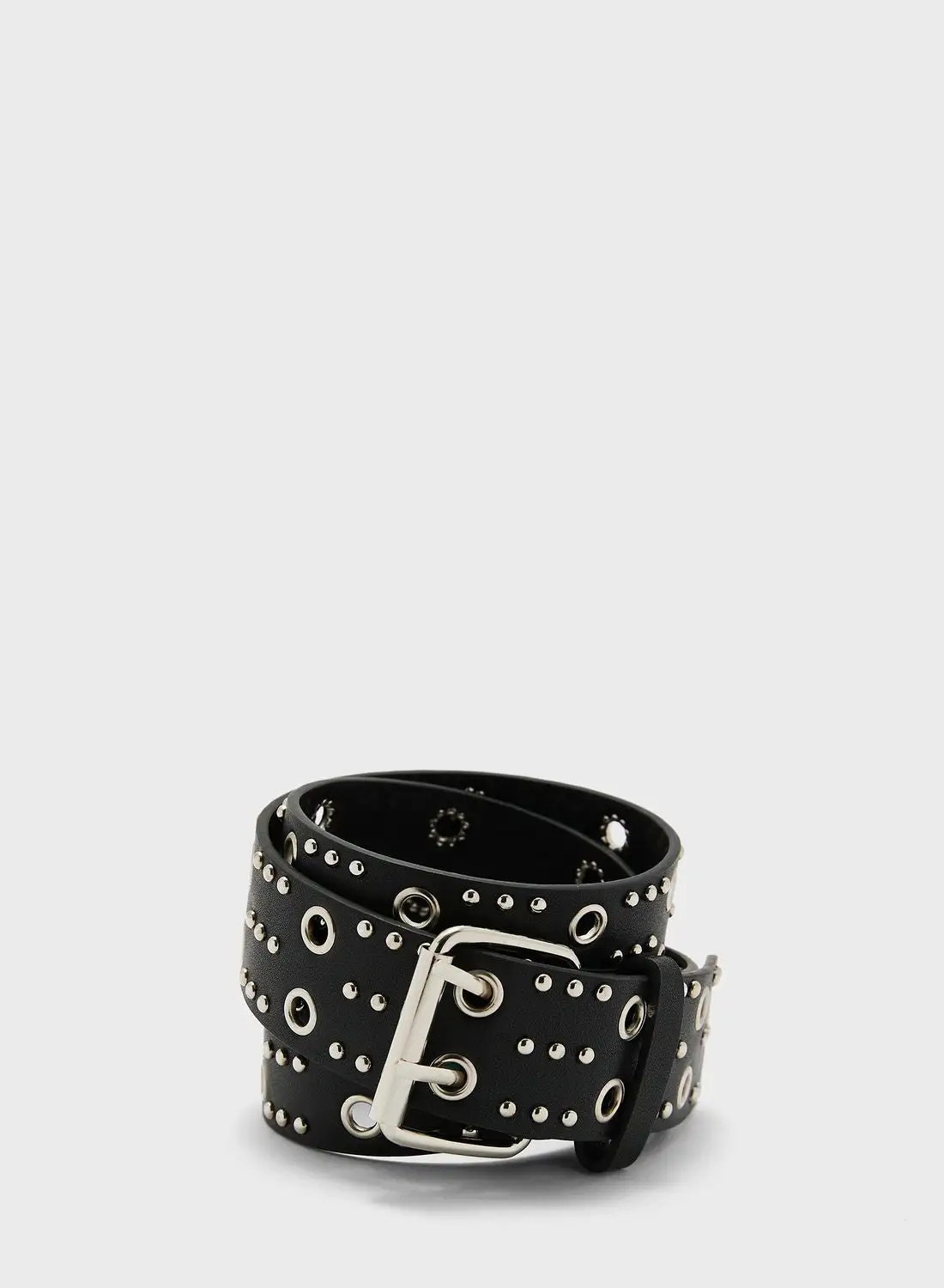 Ginger Eyelet Detail Casual Belt