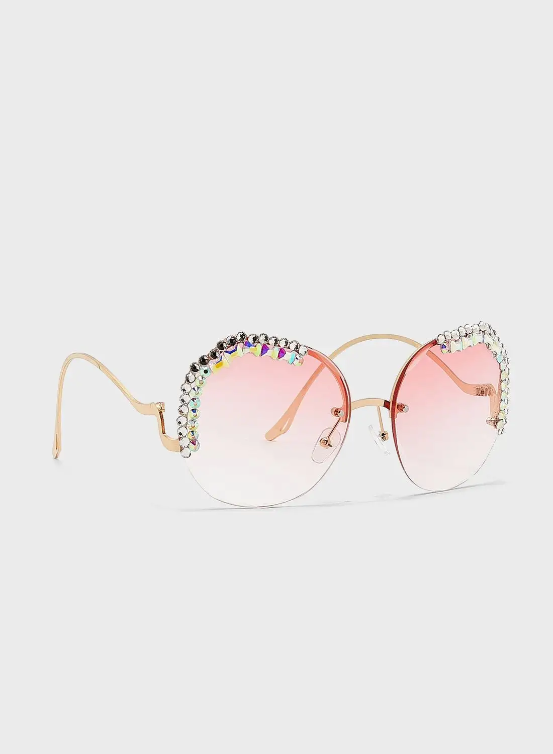 ELLA Diamante Trim Len Sunglasses