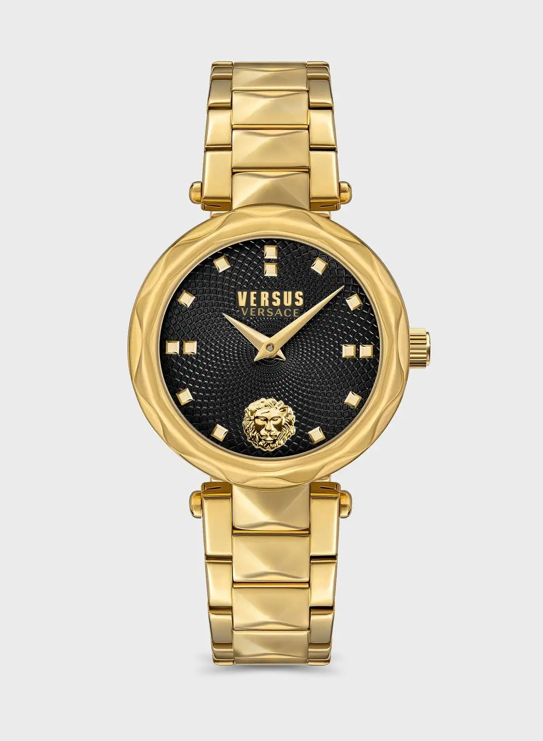 VERSUS VERSACE Steel Strap Analog Watch