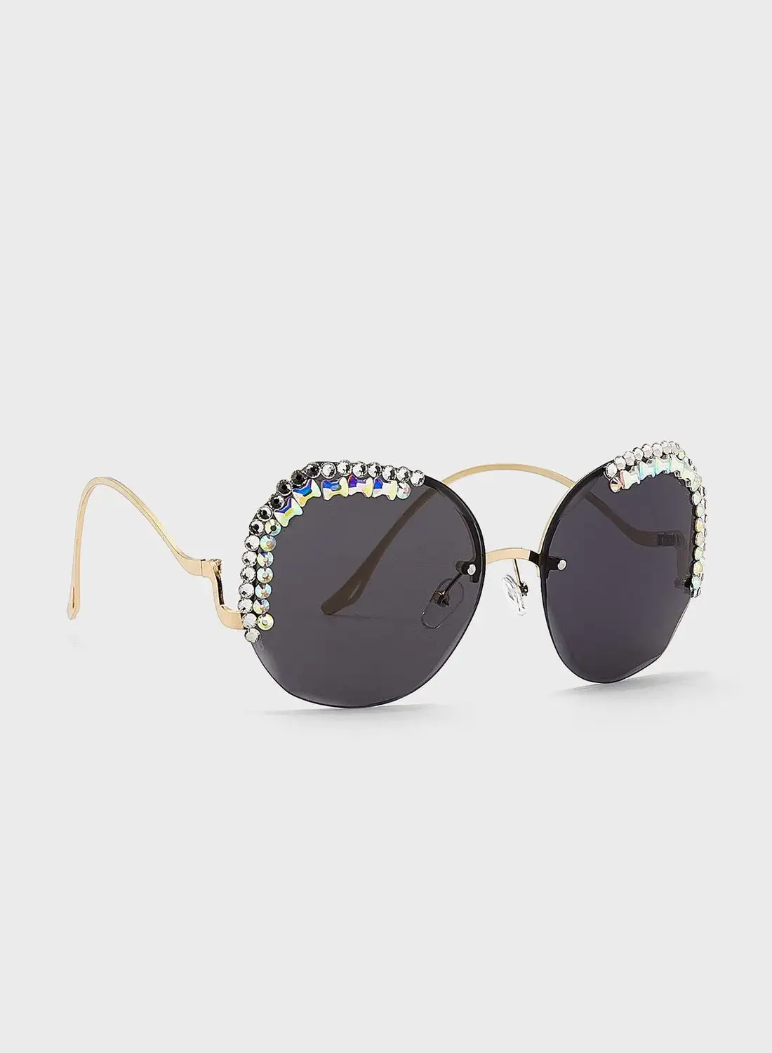 ELLA Diamante Trim Len Sunglasses