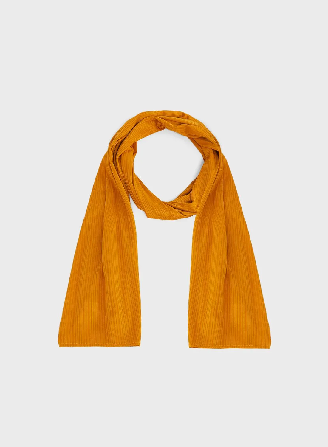 ELLA Pleated Long Silky Scarf