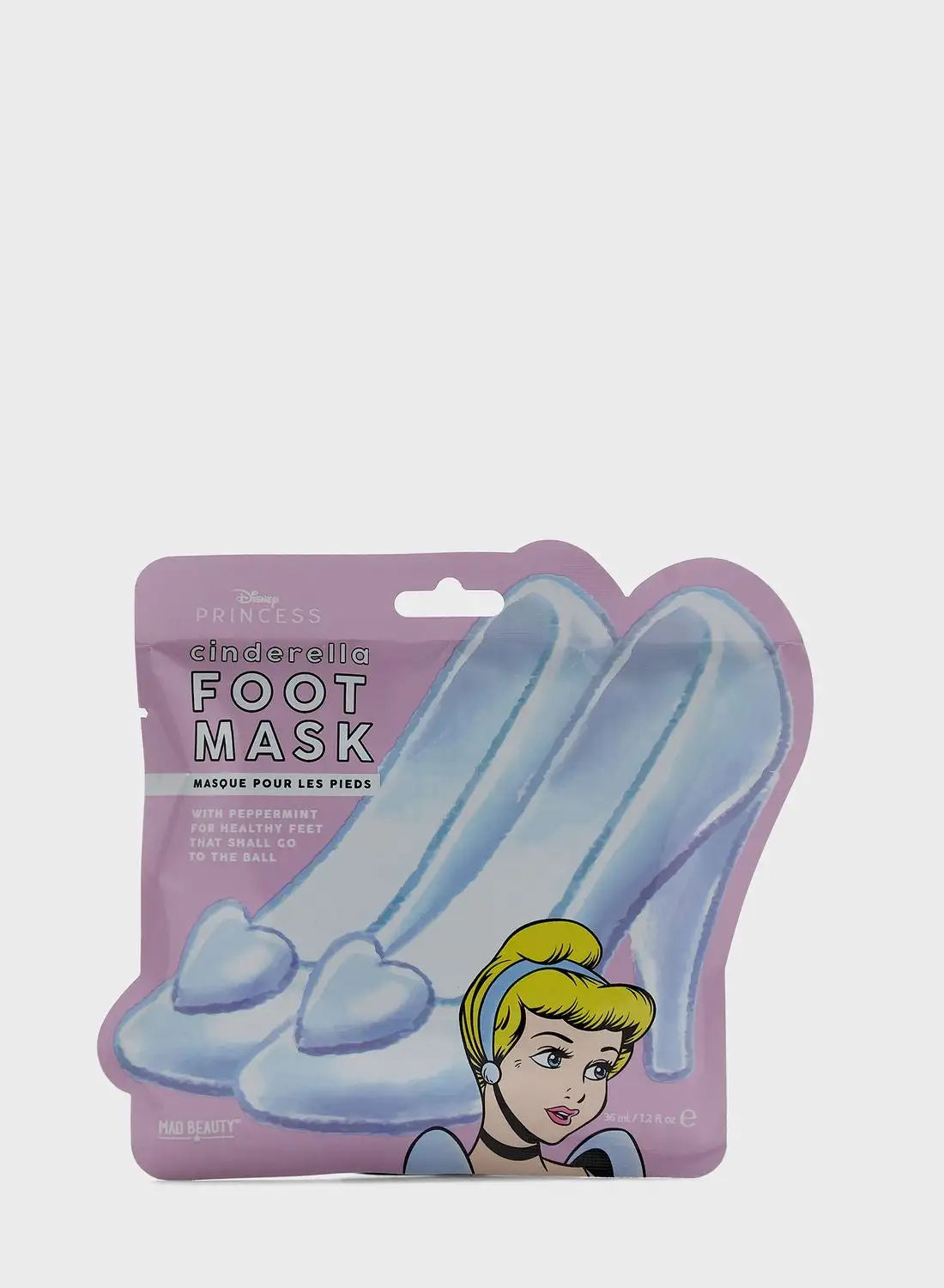 Mad Beauty Pop Princess Cinderella Foot Mask