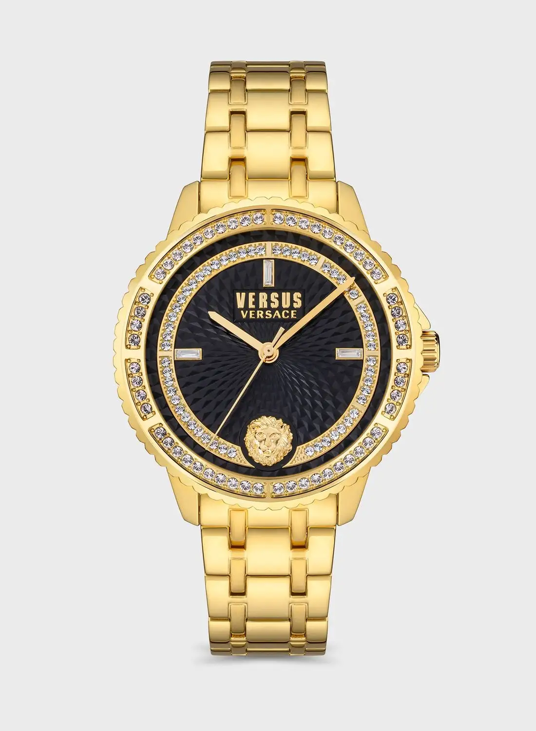 VERSUS VERSACE Steel Strap Analog Watch