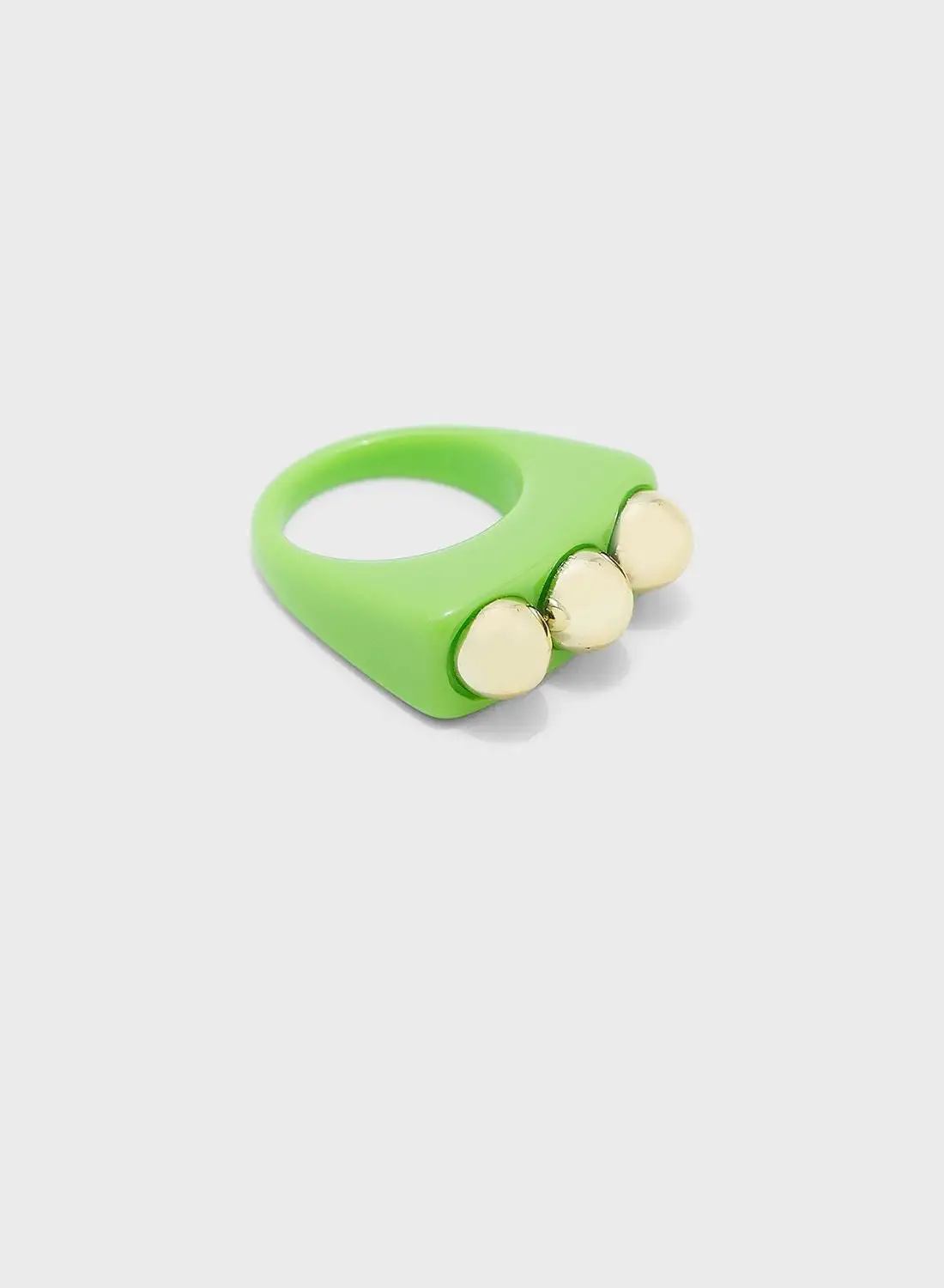 Ginger Plastic Ring