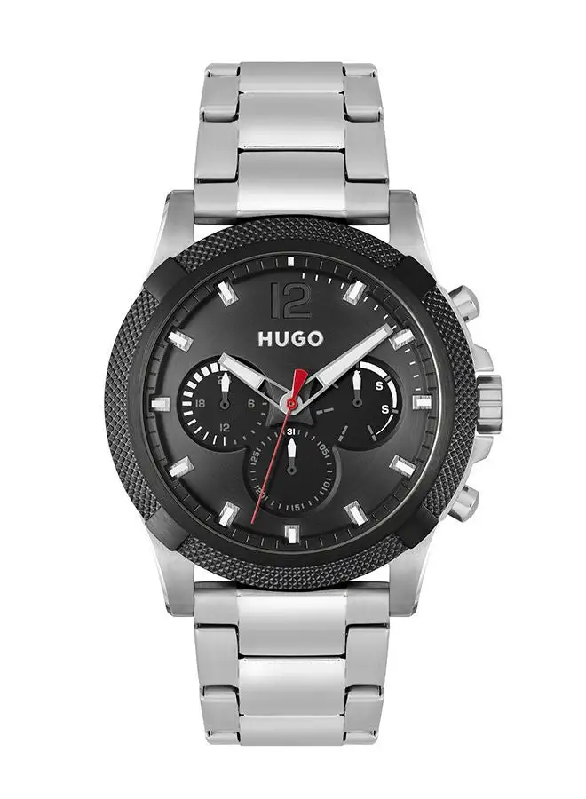 HUGO BOSS Men's Analog Round Stainless Steel Wrist Watch 1530295 - 46 mm