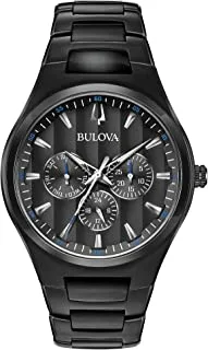 Bulova Men's Classic Dress 6-Hand Multi-Function Day/Date Quartz Watch, Luminous Hands, 42mm