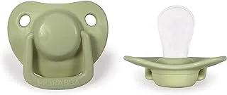 Filibabba Pacifier for 0-6 Months Babies 2-Pack, Pistachio