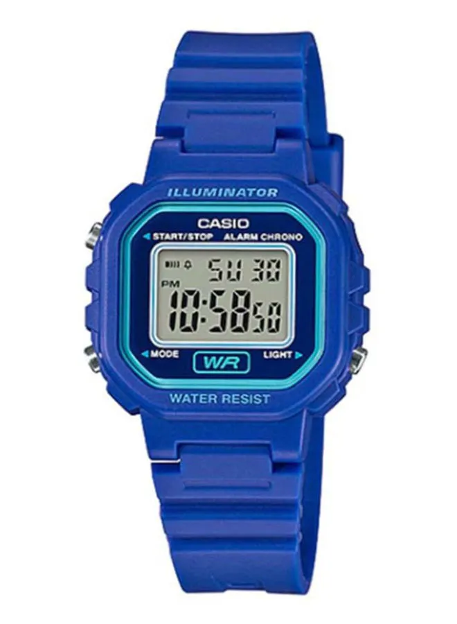 CASIO Women's Resin Digital Watch LA-20WH-2ADF - 35 mm - Blue