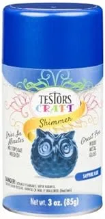 Testors Craft Shimmer Blue Paint 3Oz