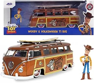 JADA - WOODY VAN WITH FIGURE, 1:24