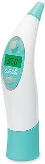 Summer Infant Ear Thermometer & Oral Thermometer Set, Teal/White