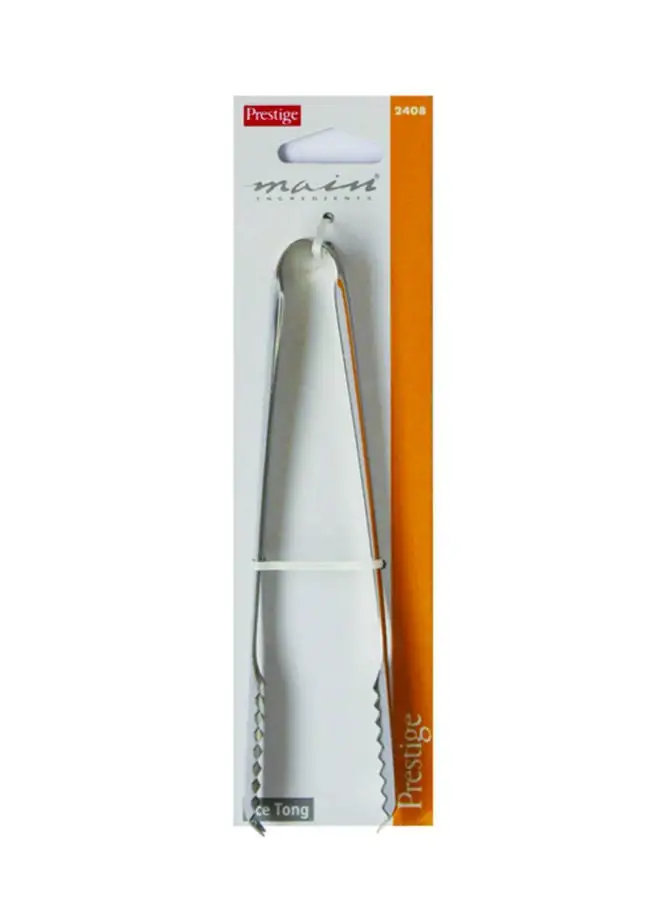 Prestige Ice Tongs Silver 138x248x74mm