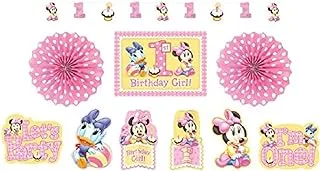 Amscan Minnie'S 1St Birthday Decorating Kit