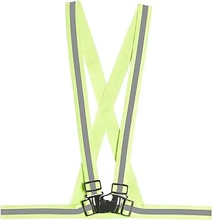 ECVV Reflective Vest With High Visibility Bands Tape Multi-Purpose Adjustable Elastic Safety Belt For Night Running Cycling Motorcycle Dog Walking