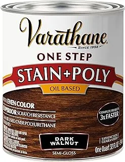 Rust-Oleum Varathane One Step Stain & Polyurethane Oil-Based Quart