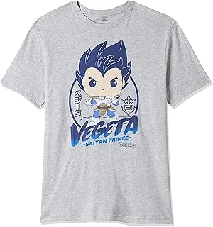 Funko Pop & Tee: Dragon Ball Z VegetaPUMT Medium, Multicolor, M Tall