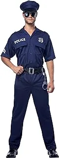 California Costumes Men's Police Costume, Multi-colored, One size