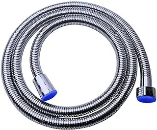 Stainless Steel 1.5m Shower Hose Soft, Showers Pipe Flexible Bathroom Water Pipe Common Plumbing Hoses Silver (Size, 150CM),100cm