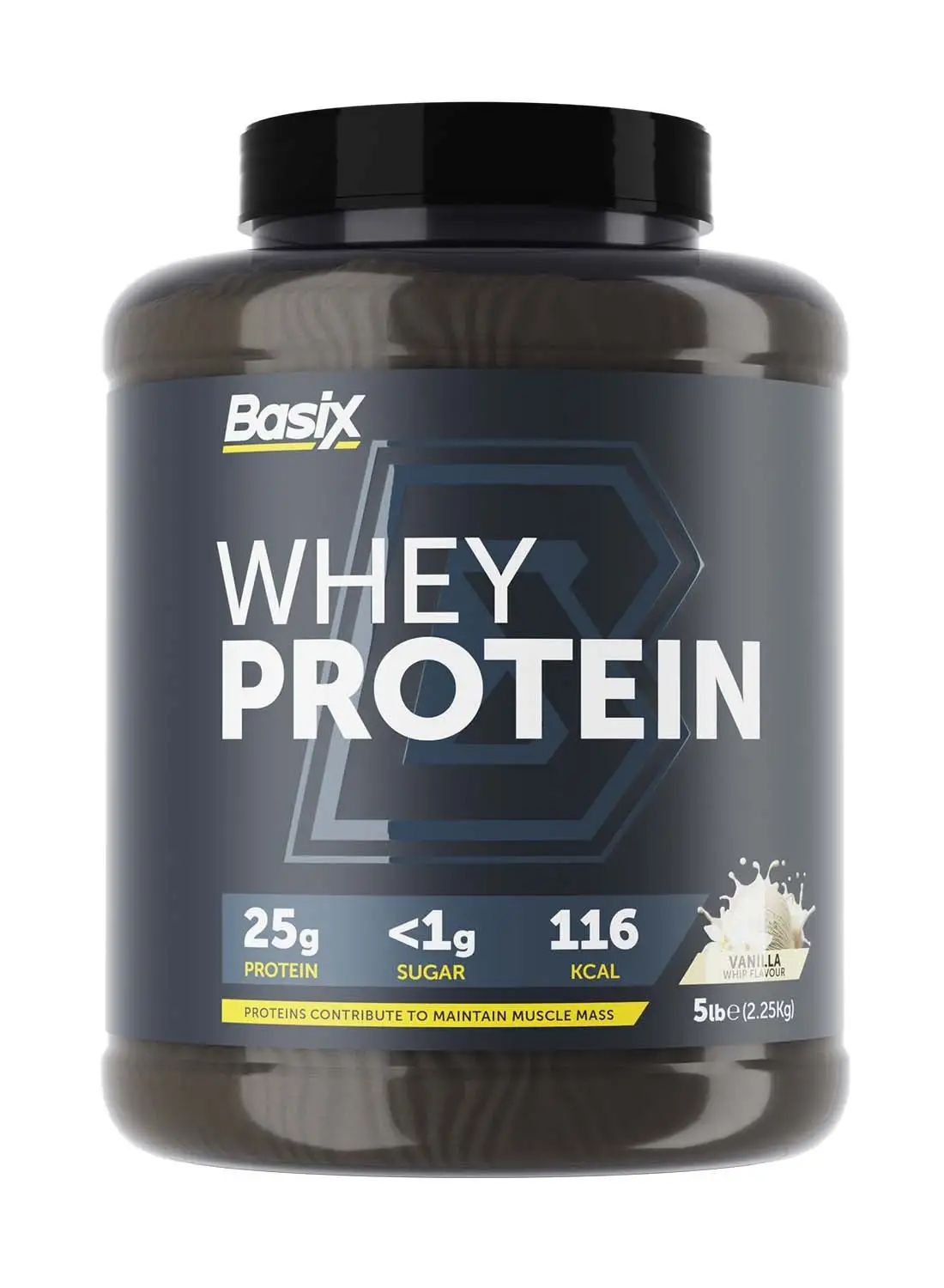 Basix WHEY PROTEIN VAN WHIP 5LB TUBS