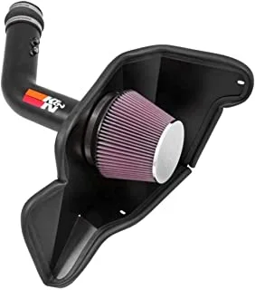 K&N Cold Air Intake Kit: Increase Acceleration & Engine Growl, Guaranteed to Increase Horsepower up to 12HP: Compatible with 3.7L, V6, 2015-2017 FORD (Mustang) 69-3536TTK