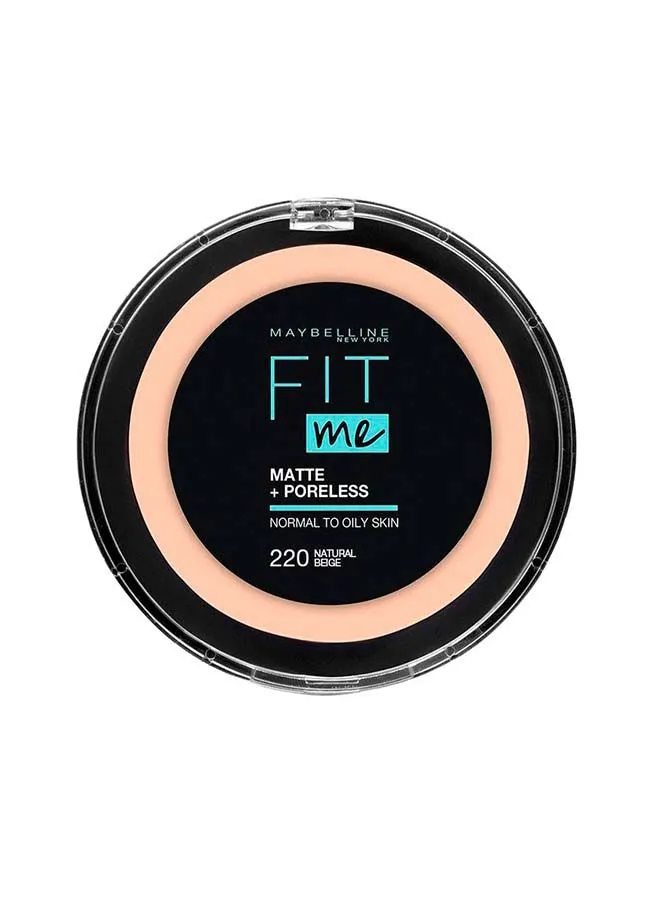 MAYBELLINE NEW YORK Fit Me Matte & Poreless Powder - 220 Natural Beige