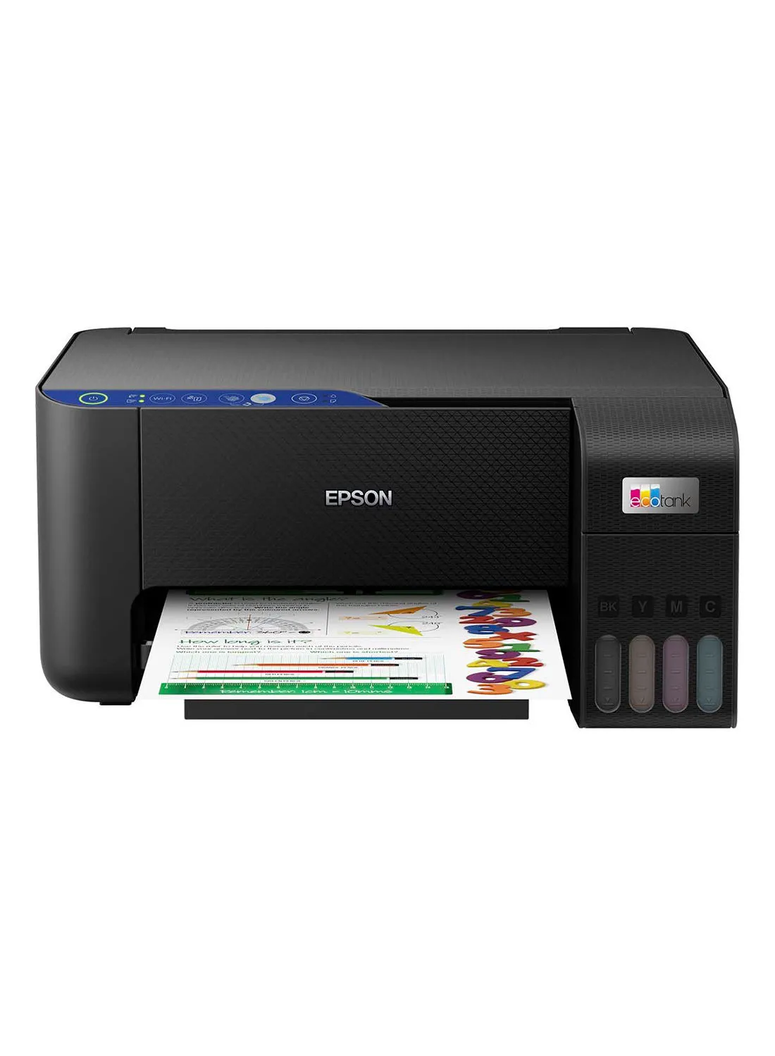 EPSON Ecotank L3251 Home Ink Tank Printer, A4 Color 3-in-1 Printer with Wi-Fi Direct, 5760 x 1440 DPI Resolution, 10 Pages/min Print Speed, USB/WiFi, 100 Sheets Paper Tray Capacity Black