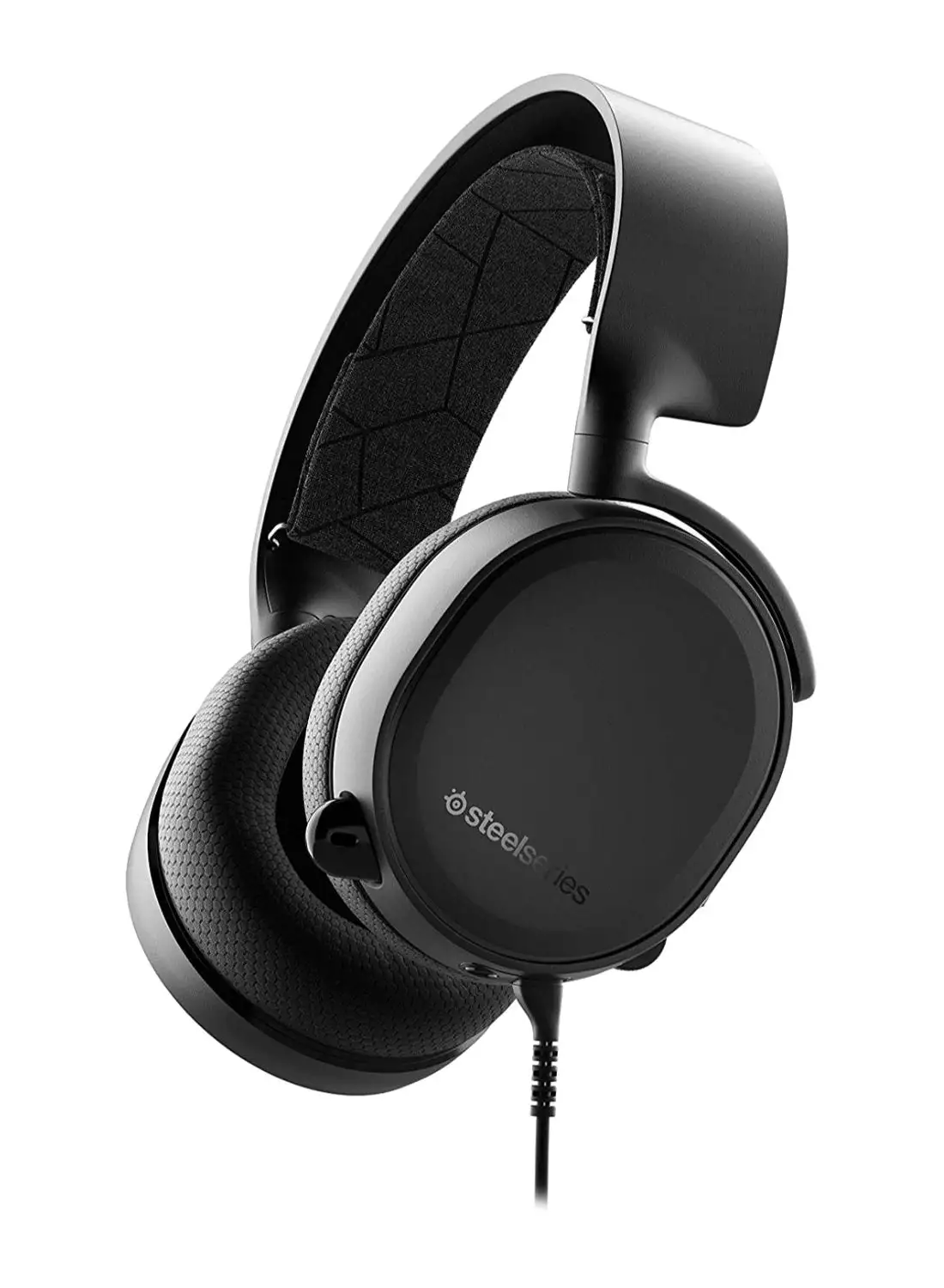 steelseries Arctis 3 (2019 Edition) Wired Black Gaming Headset For PlayStation 5 and PS4, Xbox, Nintendo Switch, VR, Mobile Gaming, and iOS