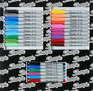 Sharpie Permanent Special Edition Adult Colouring26 Markers In Lion Box, Assorted