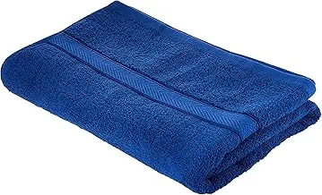 Deyarco Princess 100% Cotton Terry Bath Towel 480Gsm , Fast Absorbent, Quick Dry , Soft And Premium Quality ,Size: 70 X 140Cm, Royal Blue